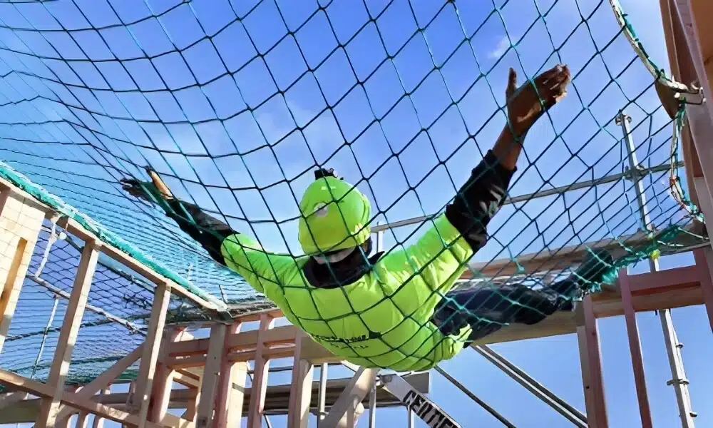 Professional bird netting installation team